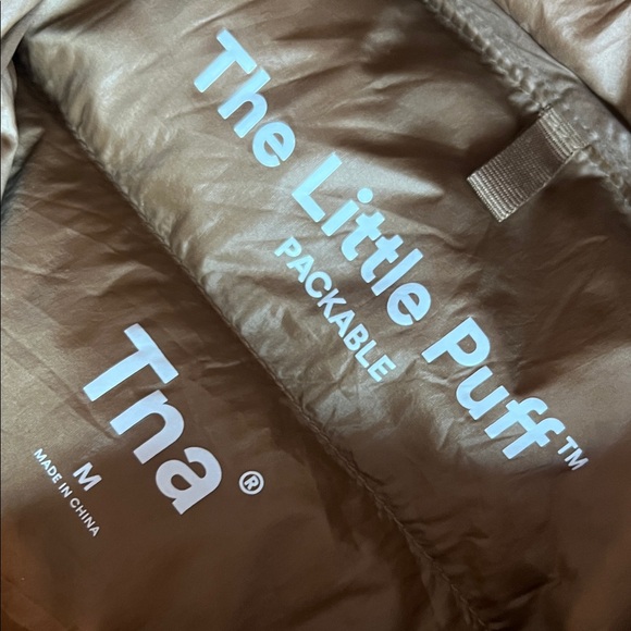 TNA Brown Puffer Jacket - Picture 2 of 3